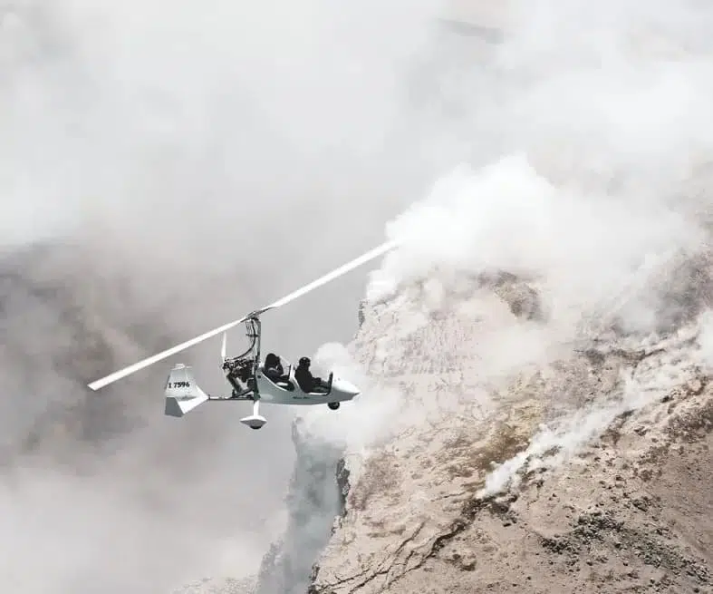 Aetna Tour mit Ultraleichtflugzeug bei EtnaWay