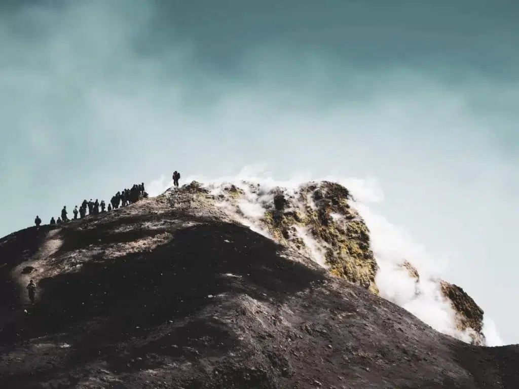 Les cratères du sommet de l'Etna - Cratère nord-est