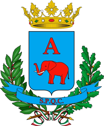 The coat of arms of Catania