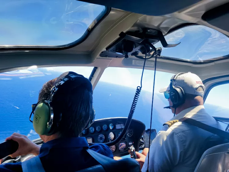 Vol en hélicoptère au-dessus de l'Etna