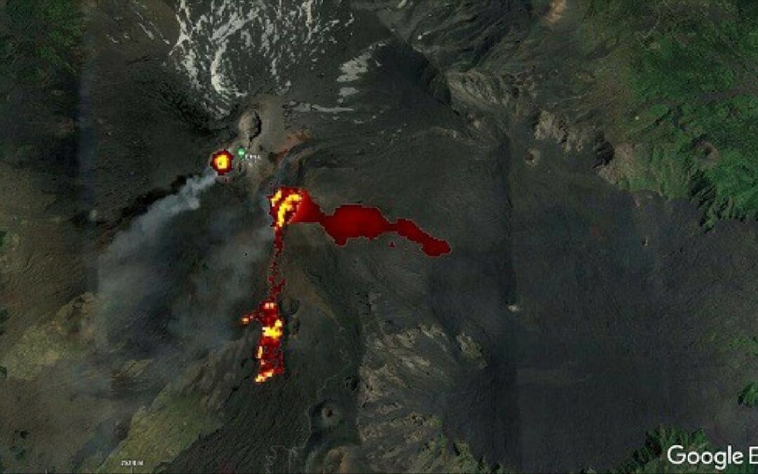 Eruption of Mount Etna on 21 May 2023